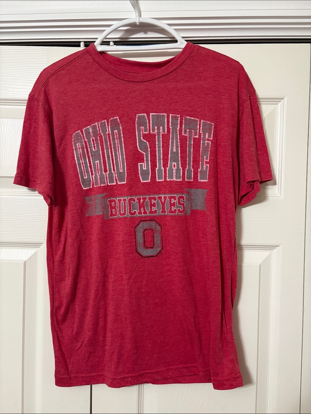 Colosseum Red Ohio State Buckeyes Short Sleeve Tee